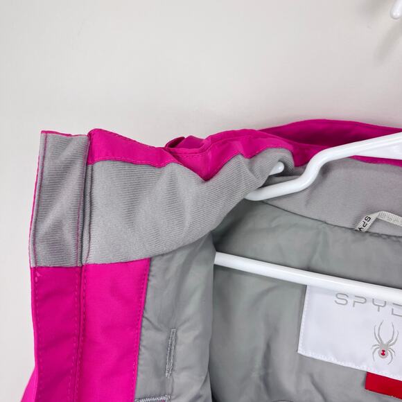 Spyder Bitsy Glam Waterproof Insulated Ski Jacket Pink 4 - Picture 5 of 10